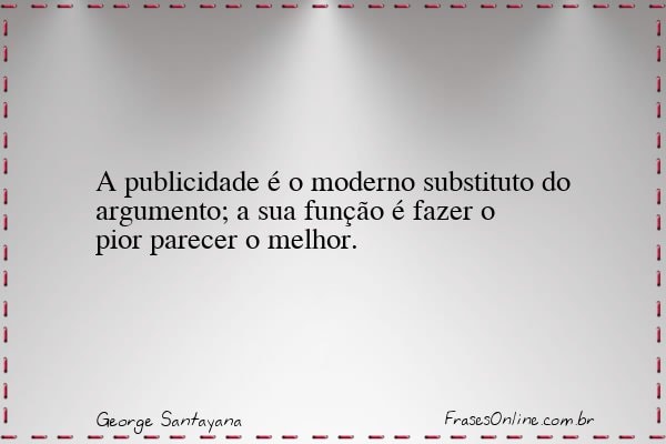 Frase de George Santayana