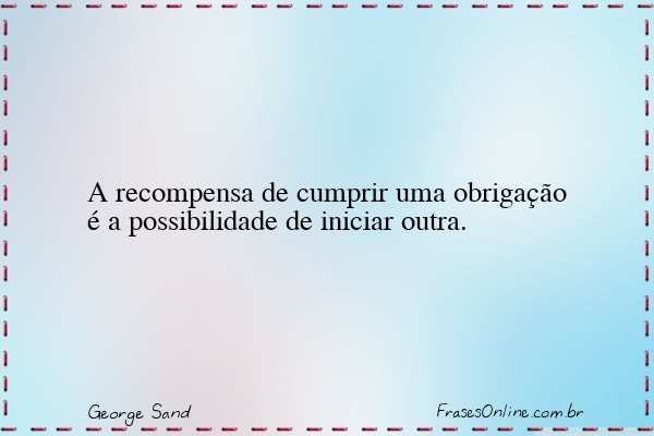 Frase de George Sand
