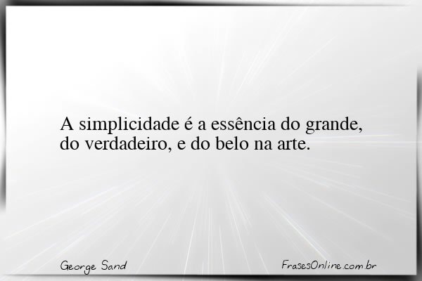 Frase de George Sand