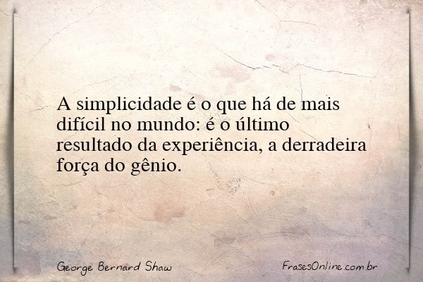 Frase de George Bernard Shaw