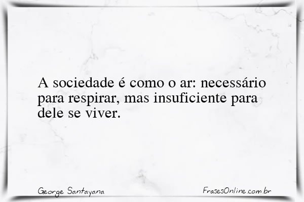 Frase de George Santayana