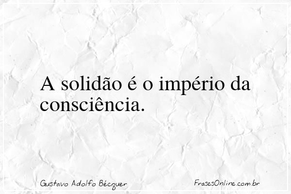 Frase de Gustavo Adolfo Bécquer