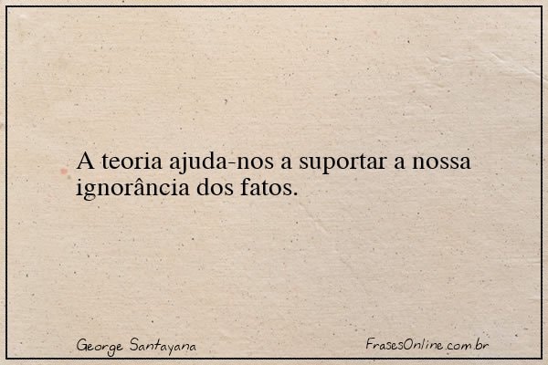 Frase de George Santayana