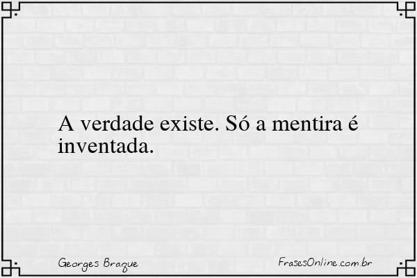 Frase de Georges Braque