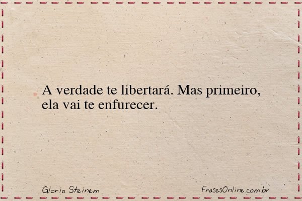 Frase de Gloria Steinem