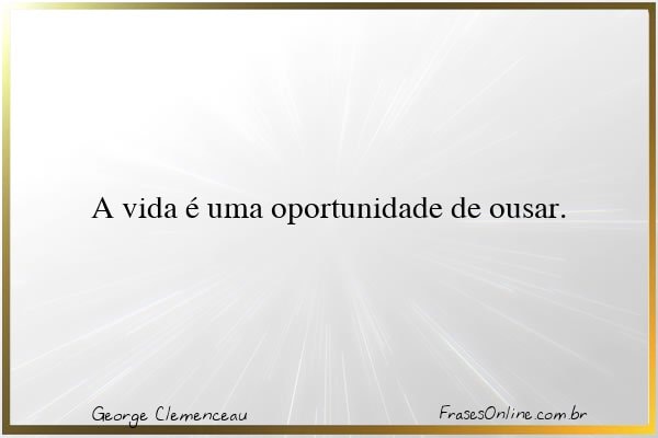 Frase de George Clemenceau