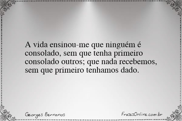 Frase de Georges Bernanos