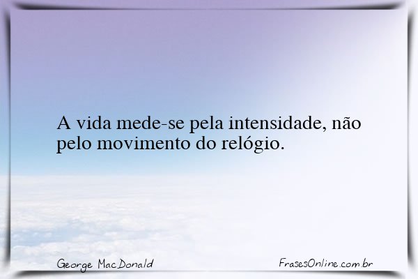 Frase de George MacDonald