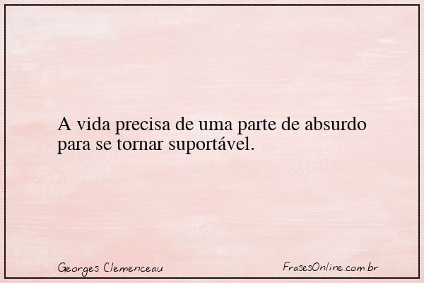 Frase de Georges Clemenceau