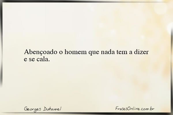 Frase de Georges Duhamel