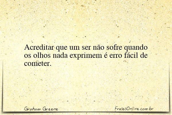Frase de Graham Greene