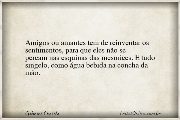 Frase de Gabriel Chalita