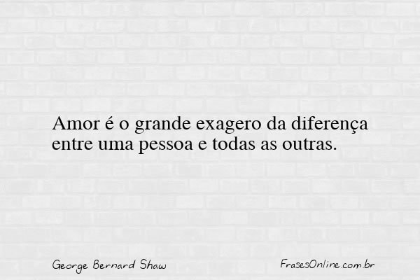 Frase de George Bernard Shaw
