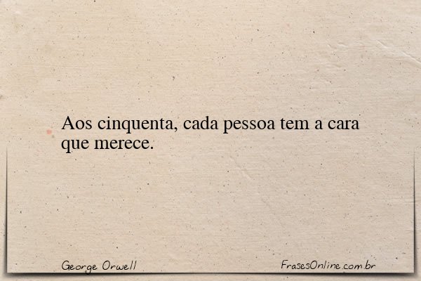 Frase de George Orwell