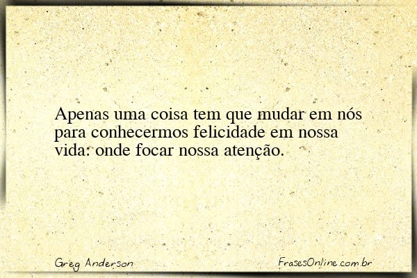 Frase de Greg Anderson