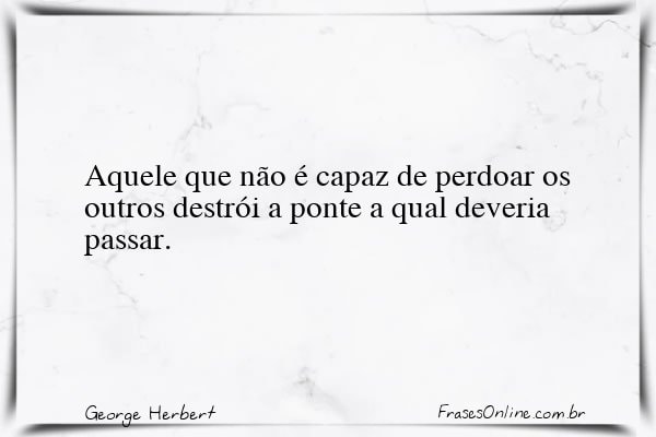 Frase de George Herbert