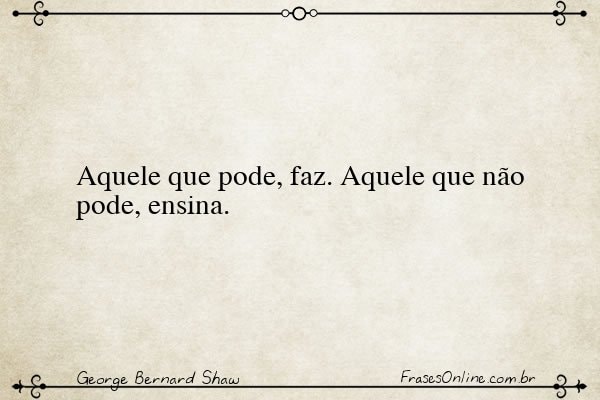 Frase de George Bernard Shaw
