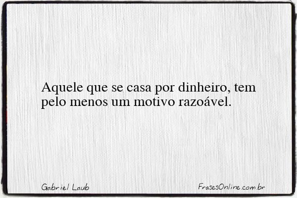 Frase de Gabriel Laub