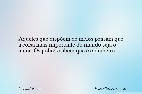 Frase de Gerald Brenan