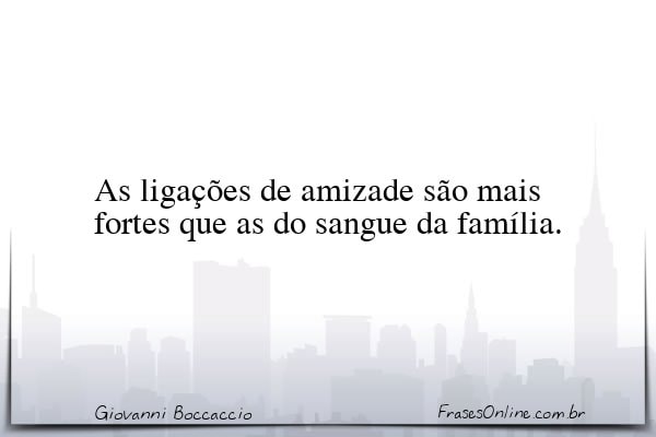 Frase de Giovanni Boccaccio