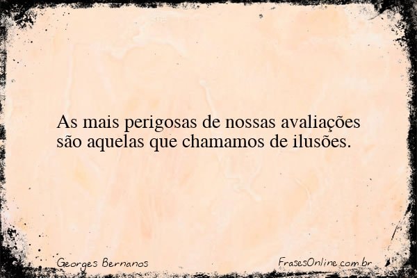 Frase de Georges Bernanos