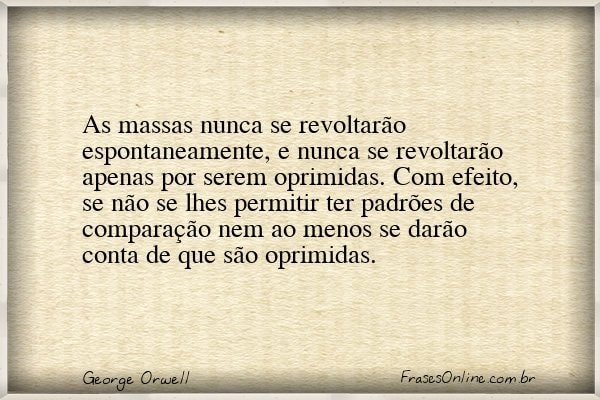 Frase de George Orwell