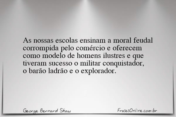 Frase de George Bernard Shaw