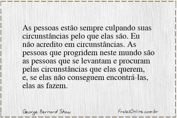 Frase de George Bernard Shaw