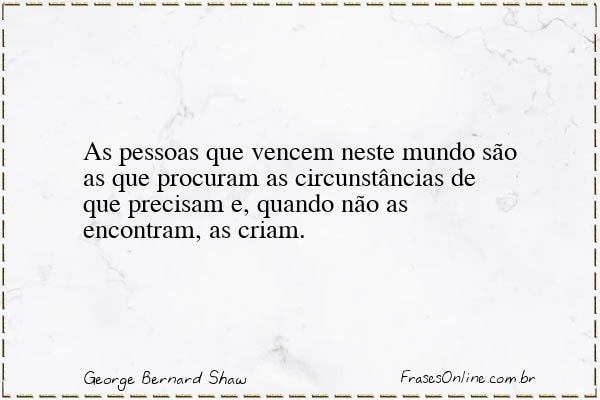 Frase de George Bernard Shaw
