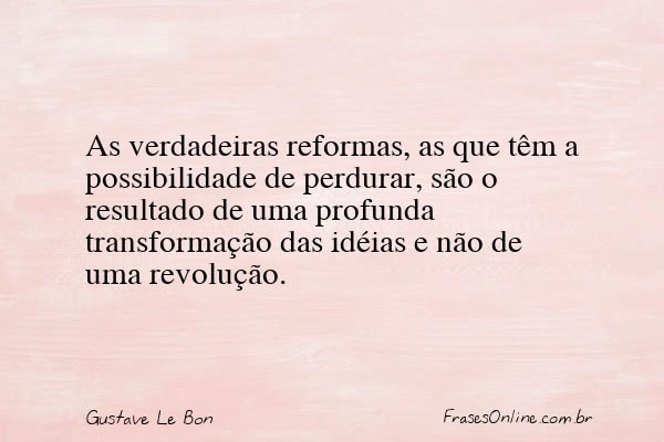 Frase de Gustave Le Bon