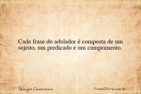 Frase de Georges Clemenceau