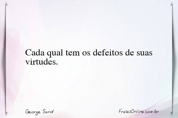 Frase de George Sand