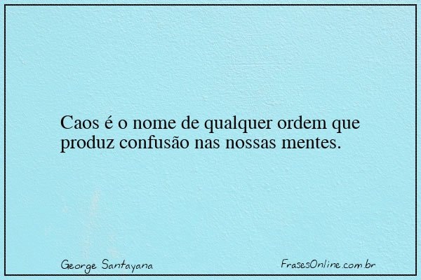 Frase de George Santayana