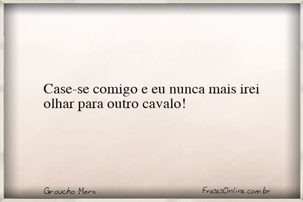 Frase de Groucho Marx