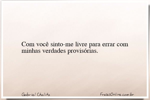 Frase de Gabriel Chalita