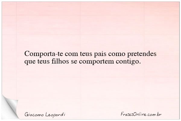 Frase de Giacomo Leopardi