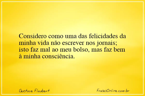 Frase de Gustave Flaubert