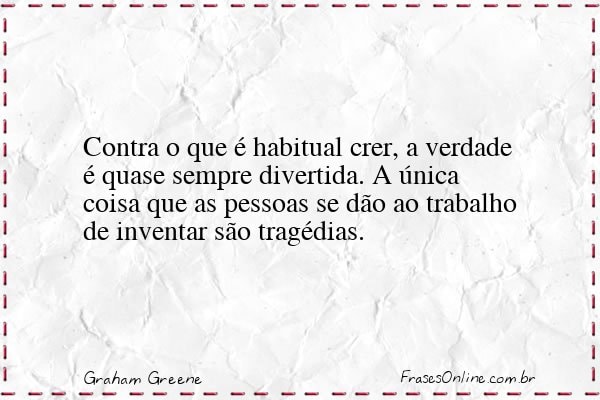 Frase de Graham Greene