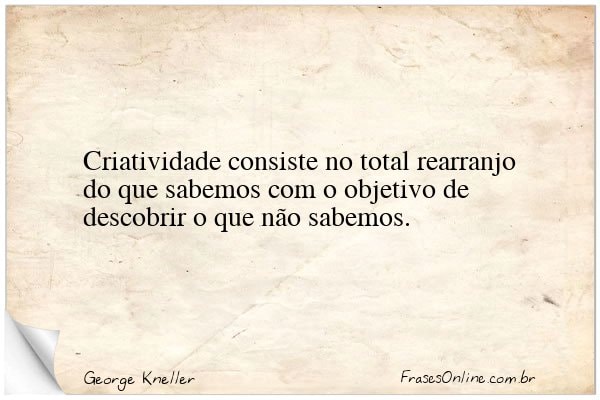 Frase de George Kneller