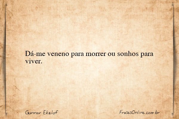 Frase de Gunnar Ekelof