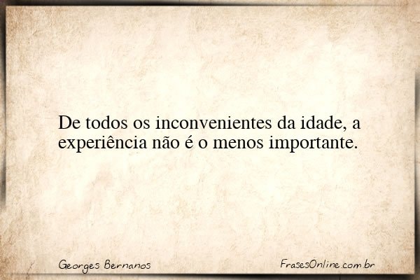 Frase de Georges Bernanos