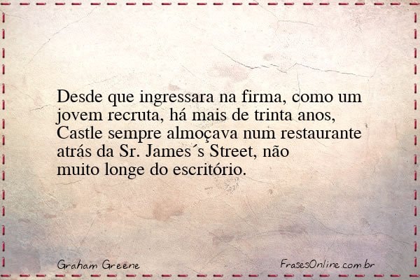 Frase de Graham Greene