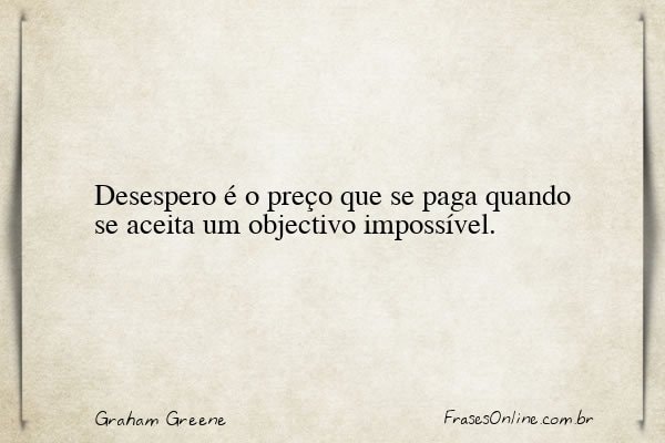 Frase de Graham Greene