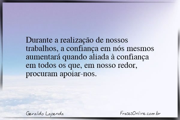 Frase de Geraldo Lapenda