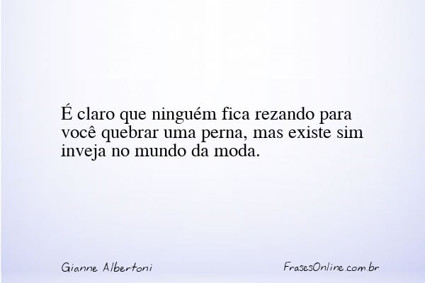 Frase de Gianne Albertoni