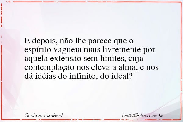 Frase de Gustave Flaubert