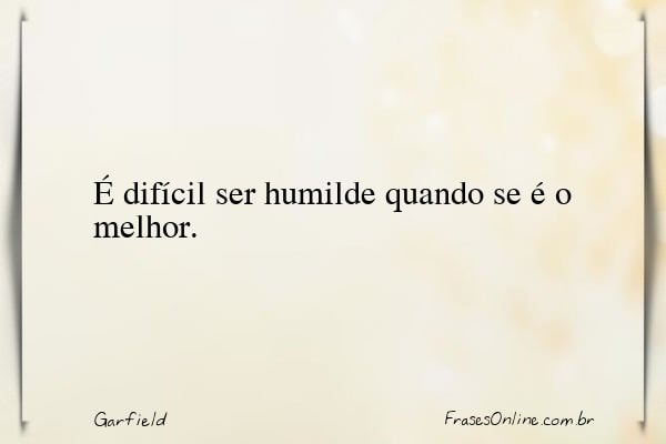 Frase de Garfield
