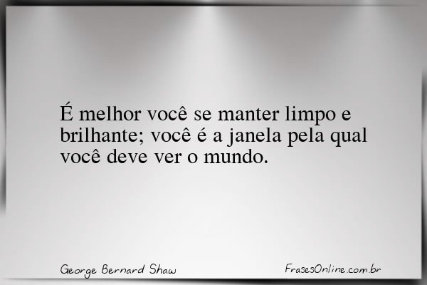 Frase de George Bernard Shaw