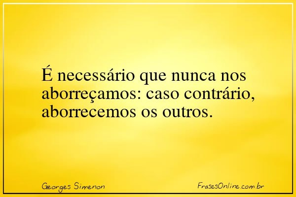 Frase de Georges Simenon