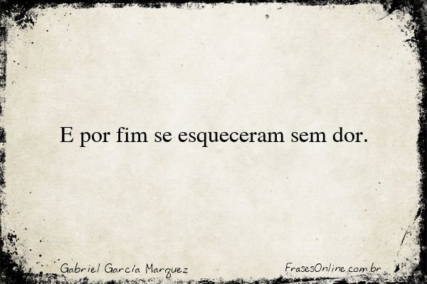 Frase de Gabriel García Marquez